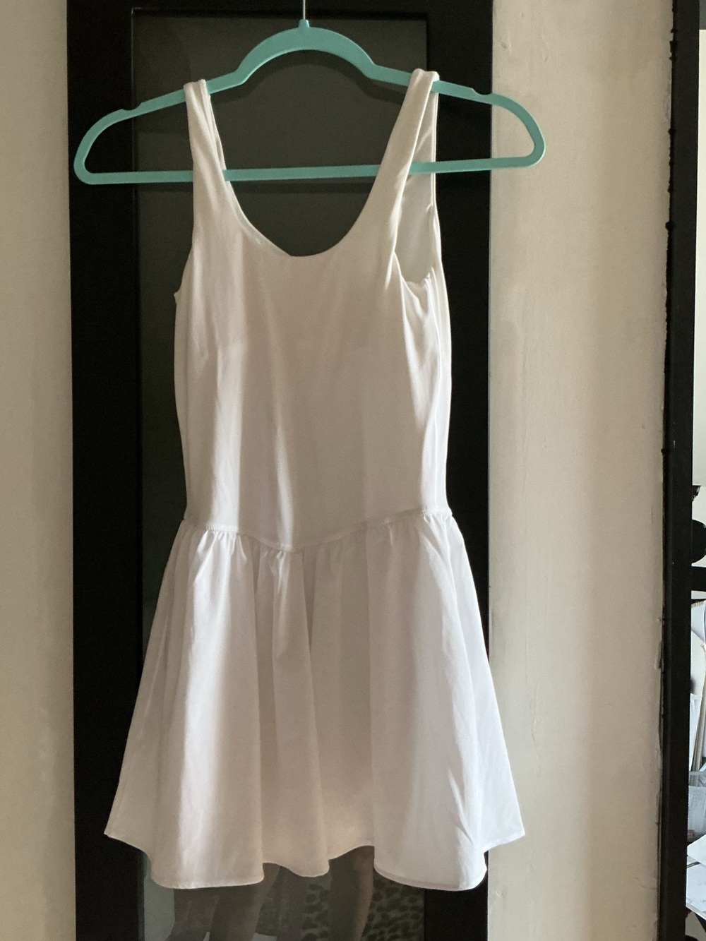 NWOT aerie Offline White Mini Athletic Dress with Shorts Size Small